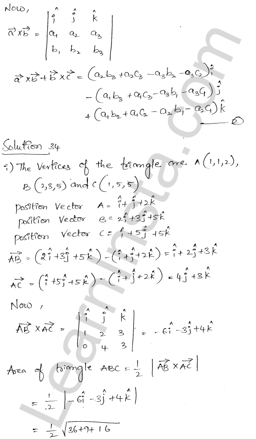 RD Sharma Class 12 Solutions Chapter 25 Vector or Cross Product Ex 25.1 1.28