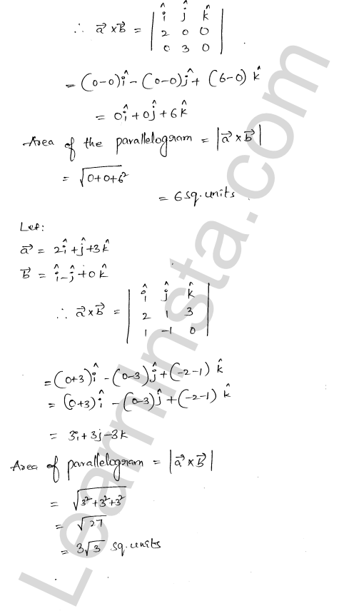 RD Sharma Class 12 Solutions Chapter 25 Vector or Cross Product Ex 25.1 1.7