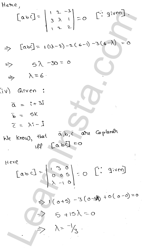 RD Sharma Class 12 Solutions Chapter 26 Scalar Triple Product Ex 26.1 1.9