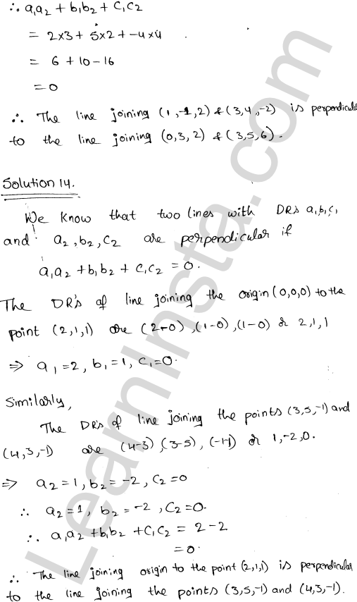 RD Sharma Class 12 Solutions Chapter 27 Direction Cosines and Direction Ratios Ex 27.1 1.10