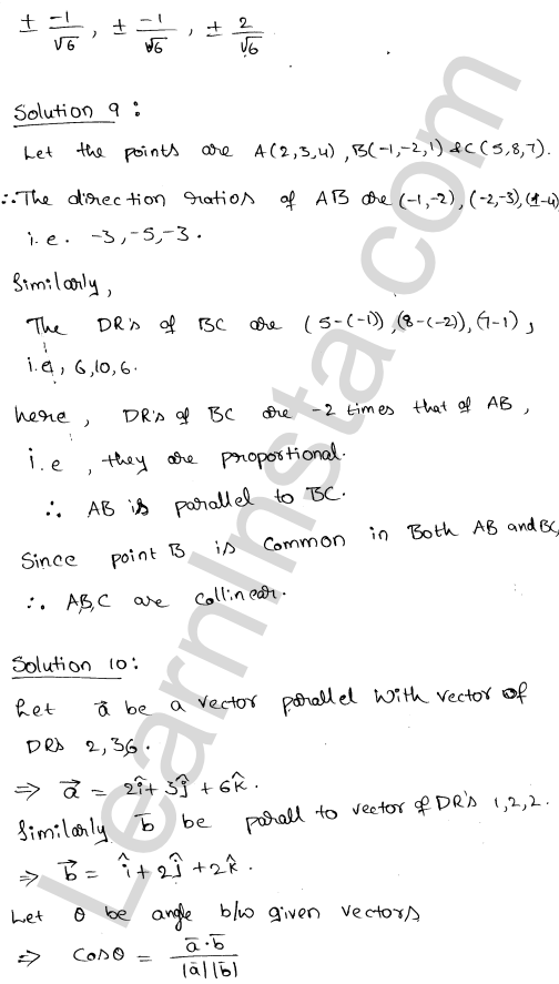 RD Sharma Class 12 Solutions Chapter 27 Direction Cosines and Direction Ratios Ex 27.1 1.7