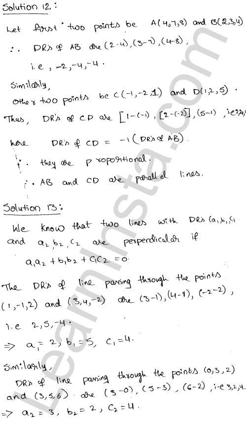 RD Sharma Class 12 Solutions Chapter 27 Direction Cosines and Direction Ratios Ex 27.1 1.9