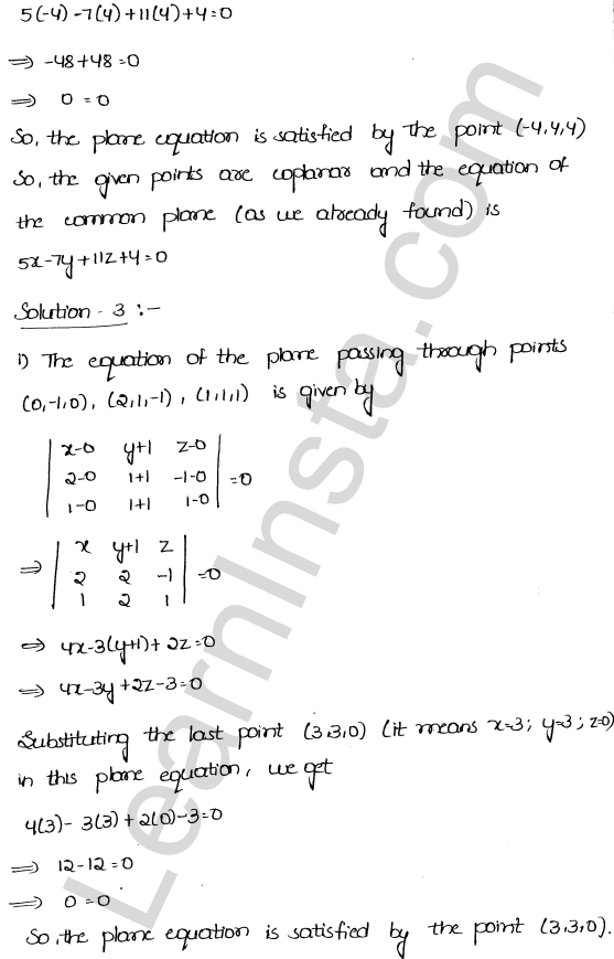 RD Sharma Class 12 Solutions Chapter 29 The plane Ex 29.1 1.4