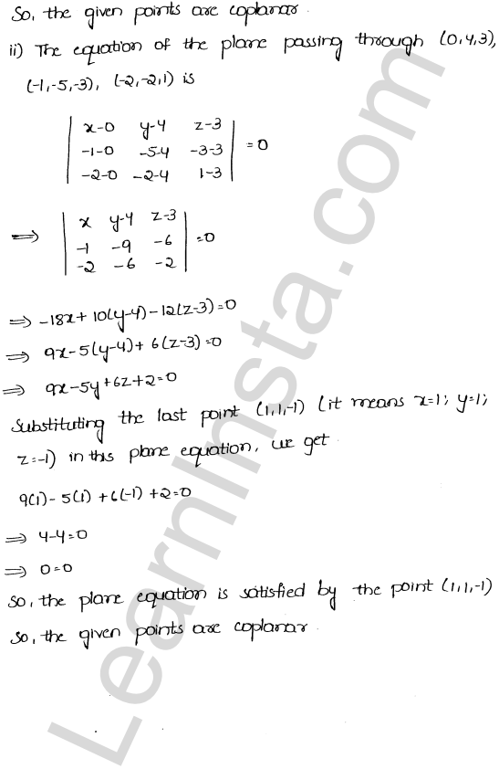 RD Sharma Class 12 Solutions Chapter 29 The plane Ex 29.1 1.5