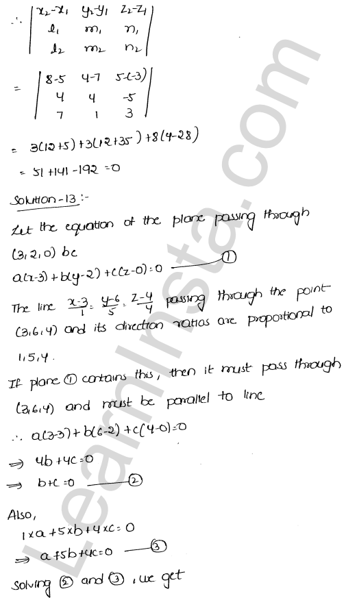 RD Sharma Class 12 Solutions Chapter 29 The plane Ex 29.13 1.15