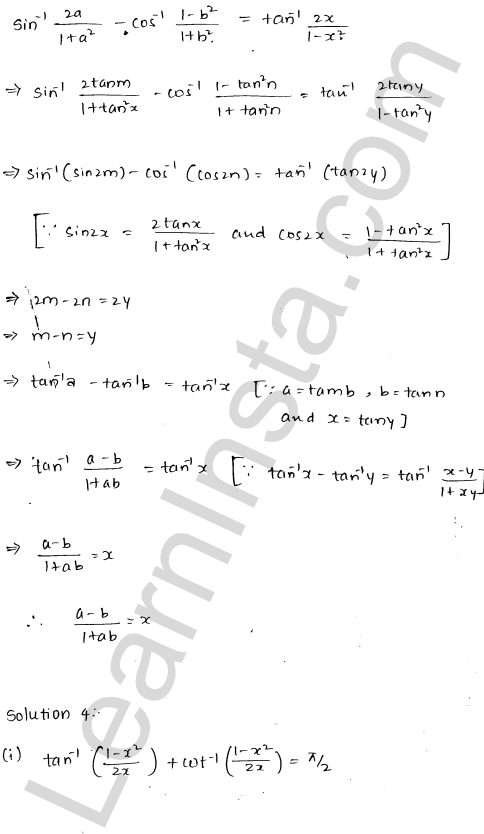RD Sharma Class 12 Solutions Chapter 4 Inverse Trigonometric Functions Ex 4.14 1.11