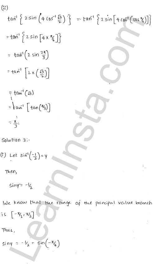 RD Sharma Class 12 Solutions Chapter 4 Inverse Trigonometric Functions Ex 4.3 1.4
