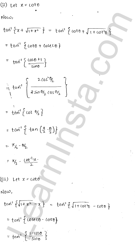RD Sharma Class 12 Solutions Chapter 4 Inverse Trigonometric Functions Ex 4.7 1.13