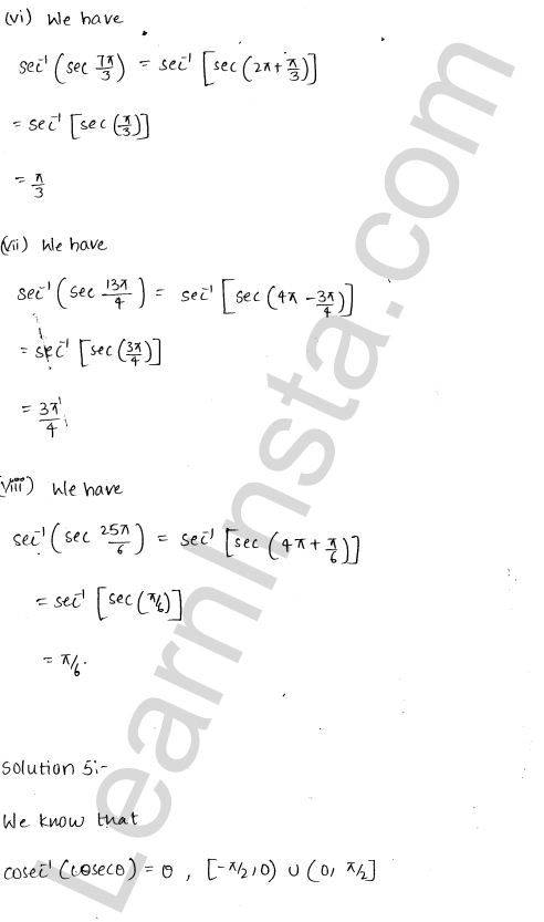 RD Sharma Class 12 Solutions Chapter 4 Inverse Trigonometric Functions Ex 4.7 1.8