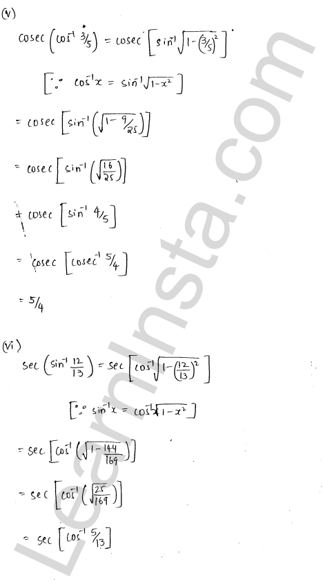 RD Sharma Class 12 Solutions Chapter 4 Inverse Trigonometric Functions Ex 4.8 1.3