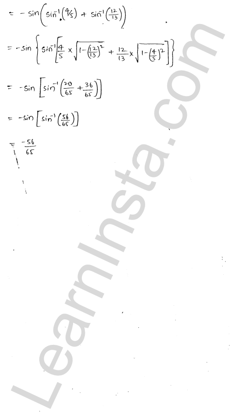 RD Sharma Class 12 Solutions Chapter 4 Inverse Trigonometric Functions Ex 4.9 1.5