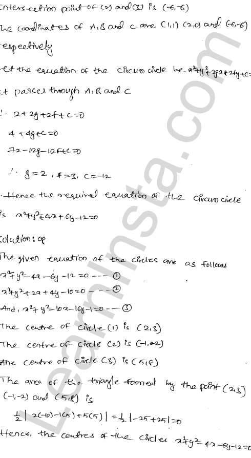 RD Sharma Class 11 Solutions Chapter 24 The Circle Ex 24.2 9.1