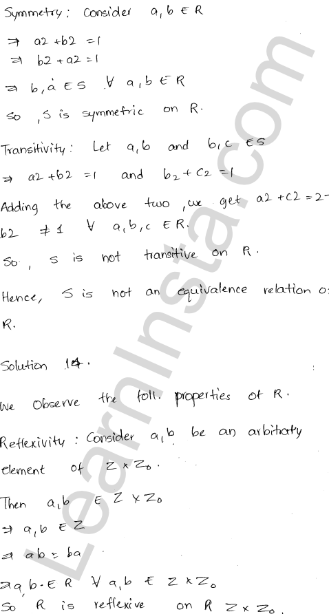 RD Sharma Class 12 Solutions Chapter 1 Relations Ex 1.2 1.16