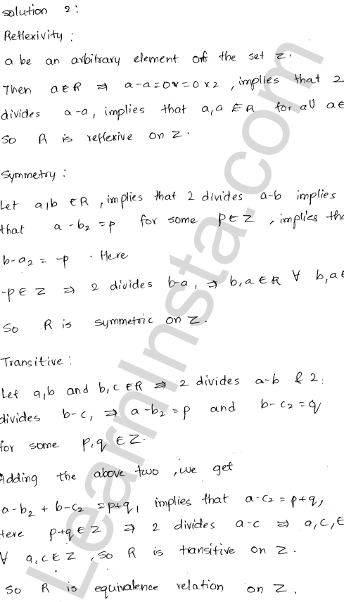 RD Sharma Class 12 Solutions Chapter 1 Relations Ex 1.2 1.2