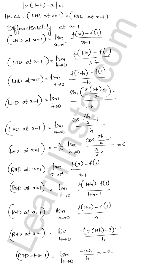 RD Sharma Class 12 Solutions Chapter 10 Differentiability Ex 10.1 1.13