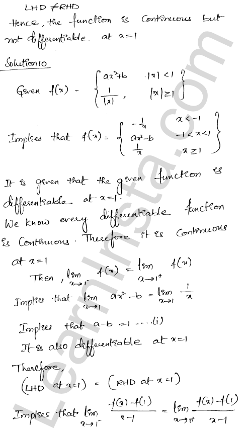 RD Sharma Class 12 Solutions Chapter 10 Differentiability Ex 10.1 1.14