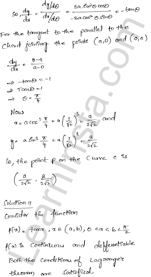 RD Sharma Class 12 Solutions Chapter 15 Mean Value Theorems Ex 15.2 1.24