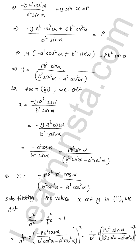 RD Sharma Class 12 Solutions Chapter 16 Tangents and Normals Ex 16.3 1.31