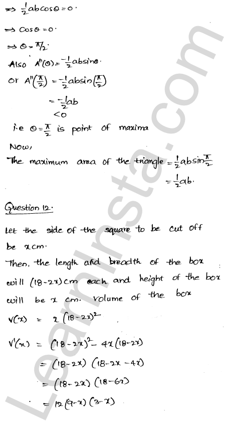 RD Sharma Class 12 Solutions Chapter 18 Maxima and Minima Ex 18.5 1.15