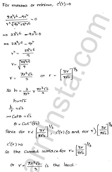 RD Sharma Class 12 Solutions Chapter 18 Maxima and Minima Ex 18.5 1.31