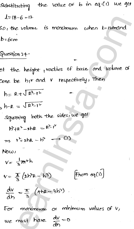 RD Sharma Class 12 Solutions Chapter 18 Maxima and Minima Ex 18.5 1.35