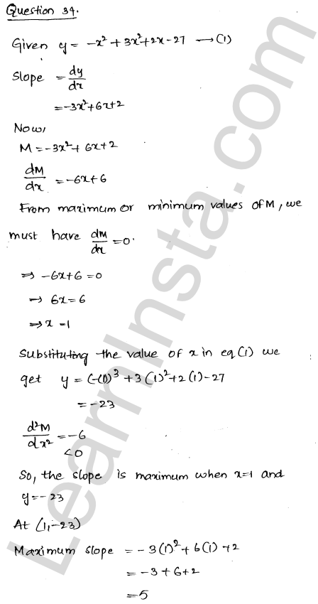 RD Sharma Class 12 Solutions Chapter 18 Maxima and Minima Ex 18.5 1.46