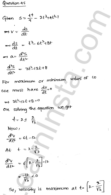 RD Sharma Class 12 Solutions Chapter 18 Maxima and Minima Ex 18.5 1.61