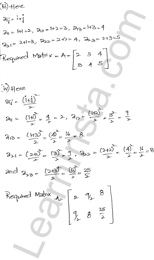 RD Sharma Class 12 Solutions Chapter 5 Algebra of Matrices Ex 5.1 1.3