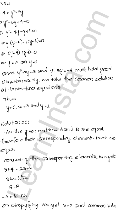 RD Sharma Class 12 Solutions Chapter 5 Algebra of Matrices Ex 5.1 1.32