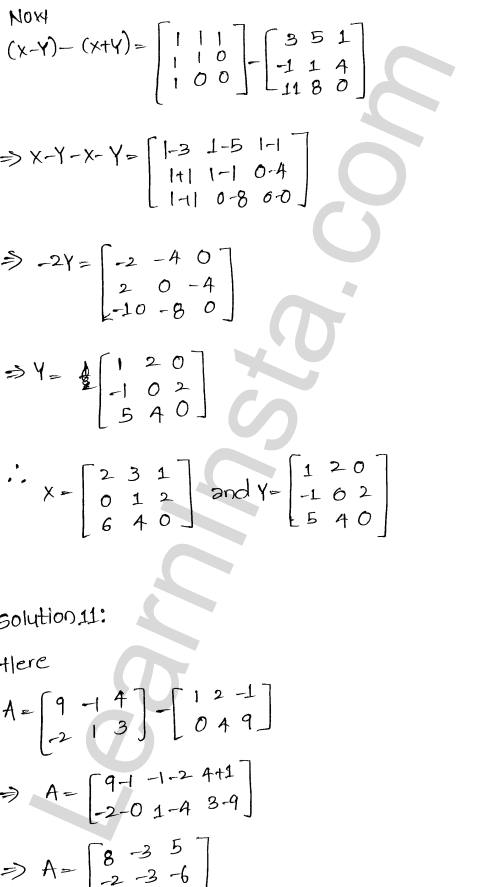 RD Sharma Class 12 Solutions Chapter 5 Algebra of Matrices Ex 5.2 1.14