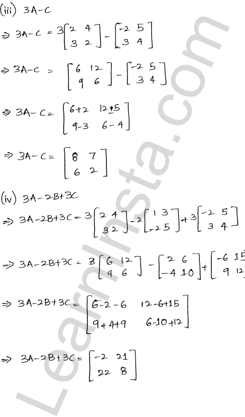 RD Sharma Class 12 Solutions Chapter 5 Algebra of Matrices Ex 5.2 1.3
