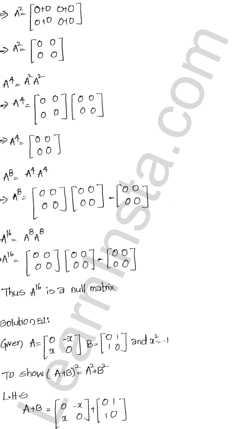 RD Sharma Class 12 Solutions Chapter 5 Algebra of Matrices Ex 5.3 1.55