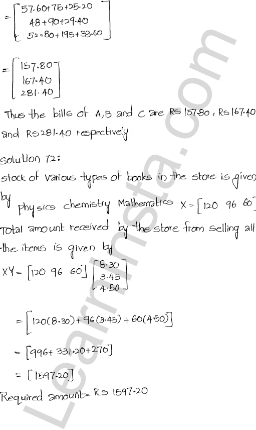 RD Sharma Class 12 Solutions Chapter 5 Algebra of Matrices Ex 5.3 1.79