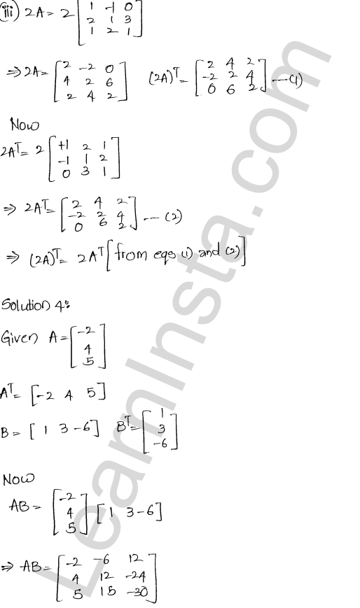 RD Sharma Class 12 Solutions Chapter 5 Algebra of Matrices Ex 5.4 1.6