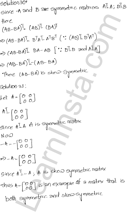 RD Sharma Class 12 Solutions Chapter 5 Algebra of Matrices Ex 5.5 1.14