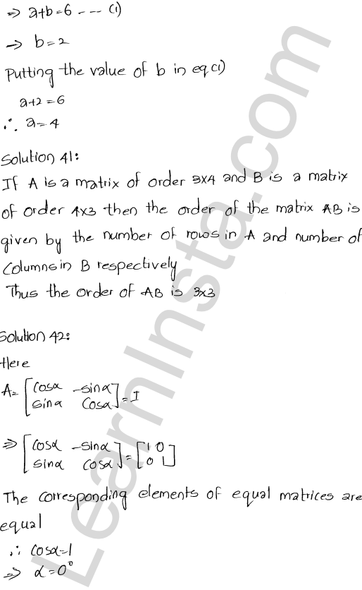 RD Sharma Class 12 Solutions Chapter 5 Algebra of Matrices Ex 5.5 1.19