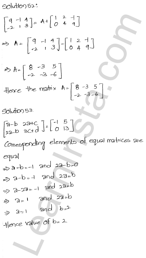 RD Sharma Class 12 Solutions Chapter 5 Algebra of Matrices Ex 5.5 1.24