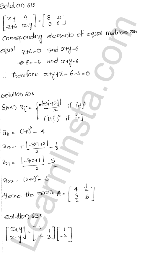 RD Sharma Class 12 Solutions Chapter 5 Algebra of Matrices Ex 5.5 1.28