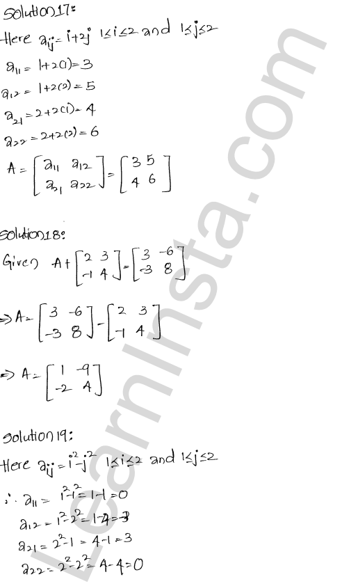 RD Sharma Class 12 Solutions Chapter 5 Algebra of Matrices Ex 5.5 1.9