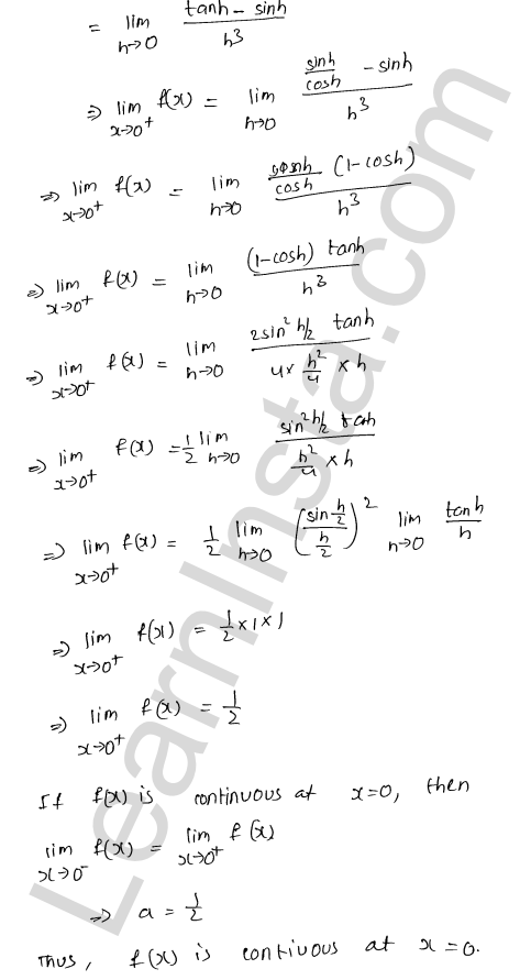 RD Sharma Class 12 Solutions Chapter 9 Continuity Ex 9.1 1.21