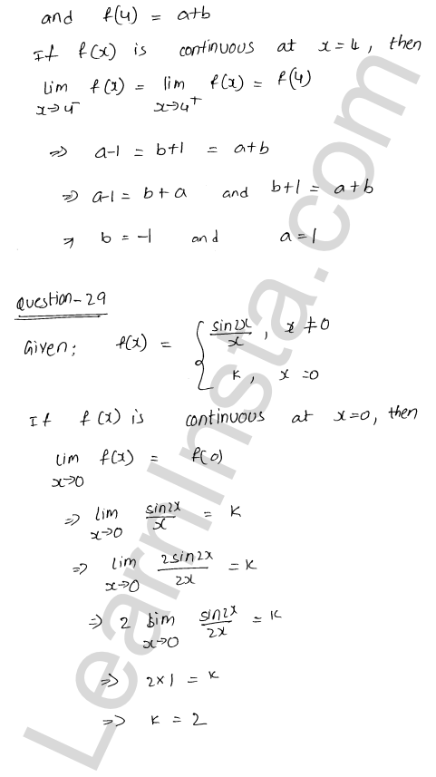 RD Sharma Class 12 Solutions Chapter 9 Continuity Ex 9.1 1.38