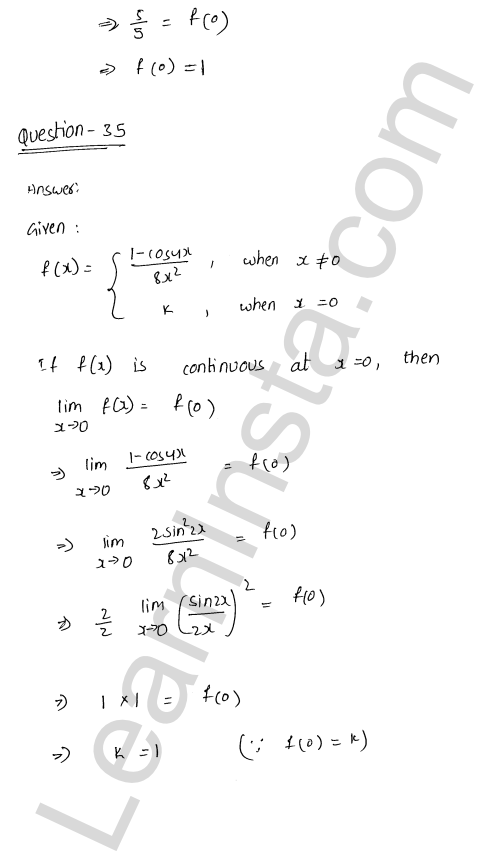 RD Sharma Class 12 Solutions Chapter 9 Continuity Ex 9.1 1.44