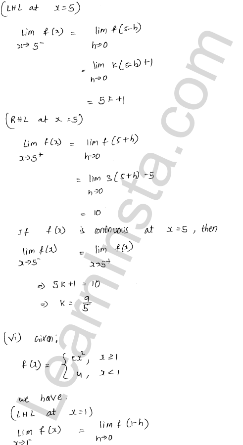 RD Sharma Class 12 Solutions Chapter 9 Continuity Ex 9.1 1.49