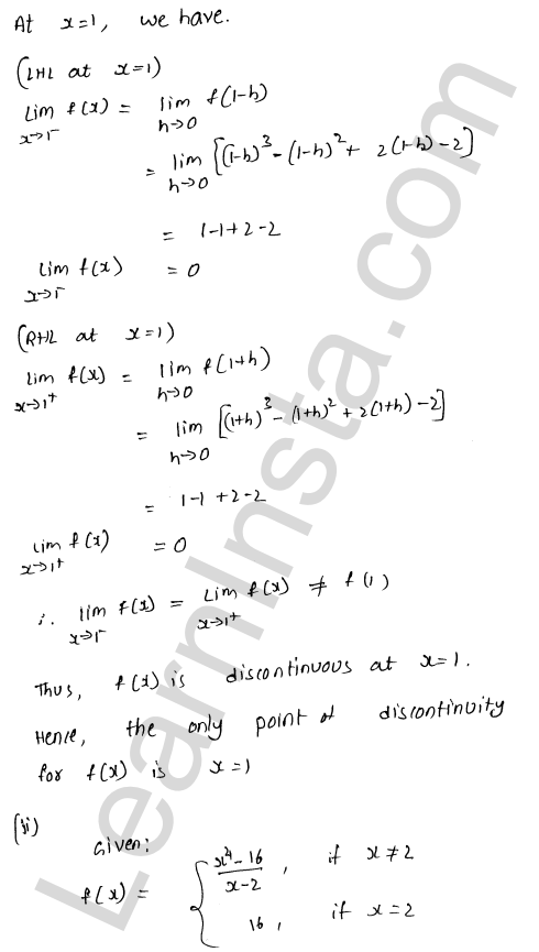 RD Sharma Class 12 Solutions Chapter 9 Continuity Ex 9.2 1.4