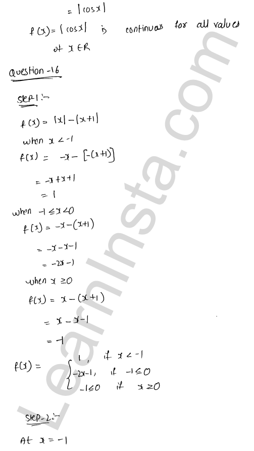 RD Sharma Class 12 Solutions Chapter 9 Continuity Ex 9.2 1.47