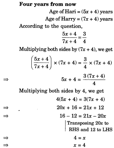 NCERT Solutions for Class 8 Maths Chapter 2 Linear Equations in One Variable Ex 2.6 10