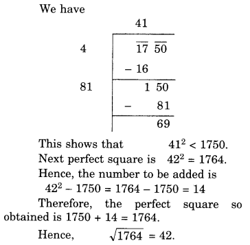 NCERT Solutions for Class 8 Maths Chapter 6 Squares and Square Roots Ex 6.4 26