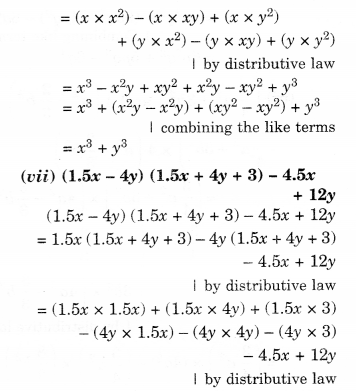 NCERT Solutions for Class 8 Maths Chapter 9 Algebraic Expressions and Identities Ex 9.4 11