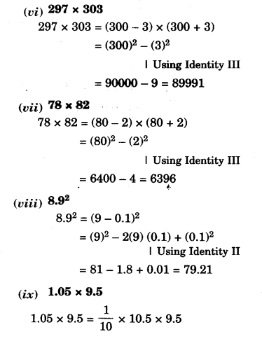 NCERT Solutions for Class 8 Maths Chapter 9 Algebraic Expressions and Identities Ex 9.5 30