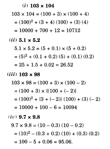 NCERT Solutions for Class 8 Maths Chapter 9 Algebraic Expressions and Identities Ex 9.5 35